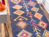 Aztec Print Rug Runner Leif Hand Tufted Blue area Rug Products Pinterest Blue area