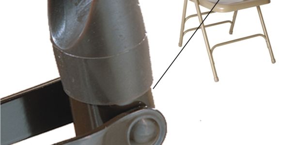 B Q Paint for Plastic Chairs 100 Pk Plastic Stability Caps for Metal and Padded Folding Chairs