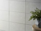 B Q Stick Down Flooring Cimenti Grey Matt Ceramic Wall Tile Pack Of 10 L 400mm W 250mm