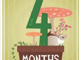 Baby 4 Months Bathtub Milestone Baby Cards