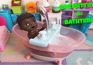 Baby Alive Bathtub Baby Alive Takes A Bath Babysitting Routine with Luke