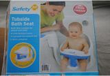 Baby Bath Seat 8 Months Safety 1st Tubside Baby Bath Tub Seat Ring Infant White