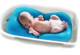 Baby Bath Seat and Mat Newborn Infant Bath Floating Seat Support Non Slip Baby