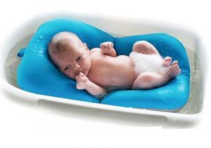 Baby Bath Seat and Mat Newborn Infant Bath Floating Seat Support Non Slip Baby