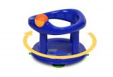 Baby Bath Seat for 1 Year Old 360 Swivel Baby Bath Seat Blue Support Chair Safety 1st