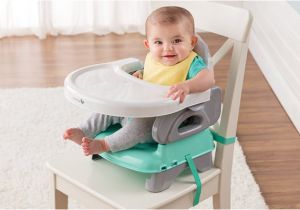 Baby Bath Seat with Straps Summer Infant Deluxe fort Folding Booster Seat
