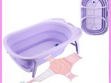 Baby Bath Tub 2 In 1 Foldable Hanging Baby Bath Tub for Newborn Travel Portable