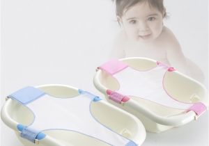 Baby Bath Tub 2 In 1 Newborn Infant Baby Bath Tub Seat Adjustable Net Baby