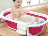 Baby Bath Tub Dubai Children Folding Bath Tub Red