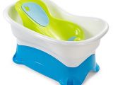Baby Bath Tub Edmonton Summer Infant Right Height Bath Tub In Green White Blue