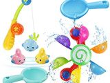 Baby Bath Tub for 2 Years Old Nashrio Baby Bath toys Kids Bath Tub Play Water toy Set