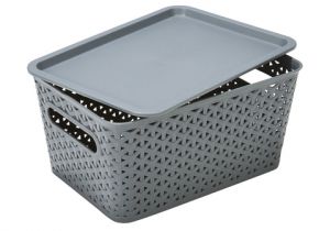 Baby Bath Tub Kmart Nz Storage Container with Lid Small Grey