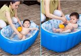 Baby Bath Tub Kuwait Hhobake Inflatable Baby Bathing Tubs and Seats Portable