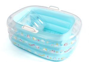 Baby Bath Tub Lucie's List Baby Bath Tub Inflatable Bathtub for Kids with Pump In