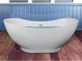 Baby Bath Tub Qatar Akdy 67" Bathroom Oval White Color Freestanding Acrylic