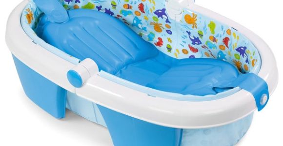 Baby Bath Tub Ring Seat Walmart Shop Summer Infant Neutral Fold Away Baby Bath Free