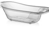 Baby Bath Tub Uk 50 Litre Aqua Clear Transparent Baby Bath Tub