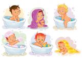 Baby Bath Tub Vector Baby Bath Vectors S and Psd Files