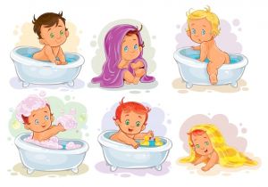Baby Bath Tub Vector Baby Bath Vectors S and Psd Files