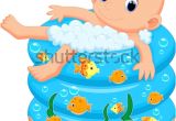 Baby Bath Tub Vector Cartoon Bath Tub Stock Royalty Free