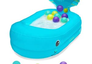 Baby Bath Tub Whale Whale Bubble Bath Inflatable Bath Tub™ Blue – Infantino