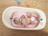 Baby Bath Tub with Chair Pink Pig Baby Bath Tub Newborn Baby Foldable Baby Bath Tub