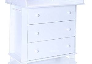 Baby Bath Tub with Chest Of Drawers Chest Of Drawers Arctic White with 3 Drawers and A Baby
