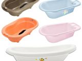 Baby Bath Tub with Drain Plug Portable Baby Bath Tub Plastic Drain Plug Wash