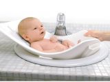 Baby Bath Tub with Drain Puj Infant Sink Tub the soft and Foldable Baby Bath Tub