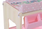 Baby Bath Tub with Drawers Baby Infant Changing Table Unit Rolling Bath Station
