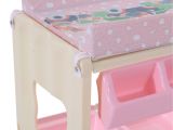 Baby Bath Tub with Drawers Baby Infant Changing Table Unit Rolling Bath Station