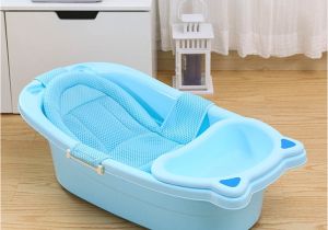 Baby Bath Tub with Net Newborn Baby Bath Tub Seat Infant Bath Rings Net Kids