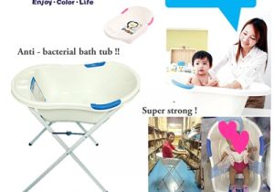 Baby Bath Tub with Stand Ikea Qoo10 Puku Bath Tub with Bath Tub Stand Bundle Set