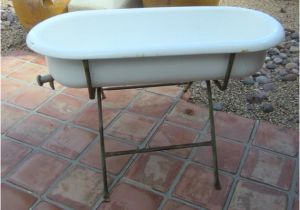 Baby Bath Tub with Stand Price Authentic Vintage Antique Baby Bathtub Tub with Stand From
