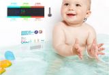 Baby Bath Tub with Temperature Water thermometer Card Baby Bathing Infant Bath Tub Water
