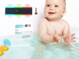 Baby Bath Tub with Temperature Water thermometer Card Baby Bathing Infant Bath Tub Water