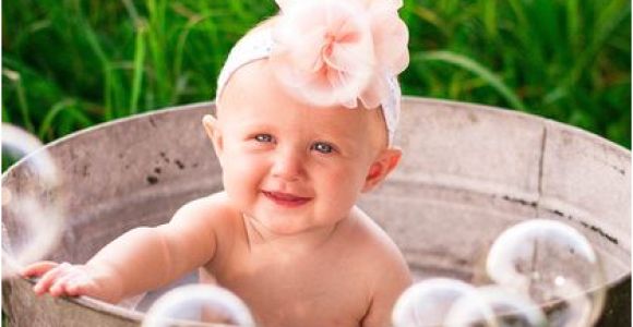 Baby Bathtub 6 Month Old Caroline Wash Tub Session Picture Ideas