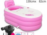 Baby Bathtub and Spa Inflatable Bathtub Pedicure Foot Shampooer Piscina Sauna