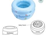 Baby Bathtub and Spa Swimava Baby Bathing Tub