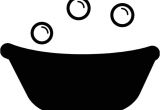 Baby Bathtub Bubbles Baby Bath Tub with soap Bubbles Icons