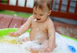 Baby Bathtub Bubbles I Just Used His Usual Baby Bubble Bath Filled the Pool