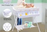 Baby Bathtub Changing Table Combo Costway Costway Infant Baby Bath Changing Table Diaper