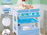 Baby Bathtub Changing Table Costway Baby Infant Bath Changing Table Diaper Station