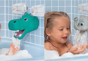 Baby Bathtub Faucet Cover Hippo or Elephant Bath Tub Faucet Spout Cover Protector