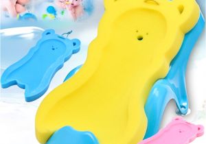 Baby Bathtub Foam Pad Baby Infant soft Bath Sponge Seat Anti Slip Foam Mat Body