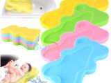 Baby Bathtub Foam Pad Bath Sponge Support Safety Aid Bathing Mat Foam Non Slip