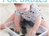 Baby Bathtub for 3 Month Pebble and Water Sensory Tub for Babies Jeux Moun