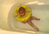 Baby Bathtub for 9 Month Old Two Months and Five Days Old Baby Swimming In the Bathtub