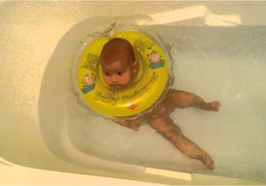 Baby Bathtub for 9 Month Old Two Months and Five Days Old Baby Swimming In the Bathtub