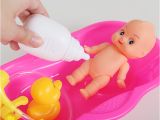 Baby Bathtub for Dolls Baby Born Infant Duck Bathtub Handmade Alive Silicone